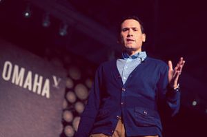 One of the most exciting things, to me, is how startups are everywhere. This is a photo of Marc Eckō speaking at Big Omaha last year. The fact that Silicon Prairie News has become so big locally gives me confidence in startups.